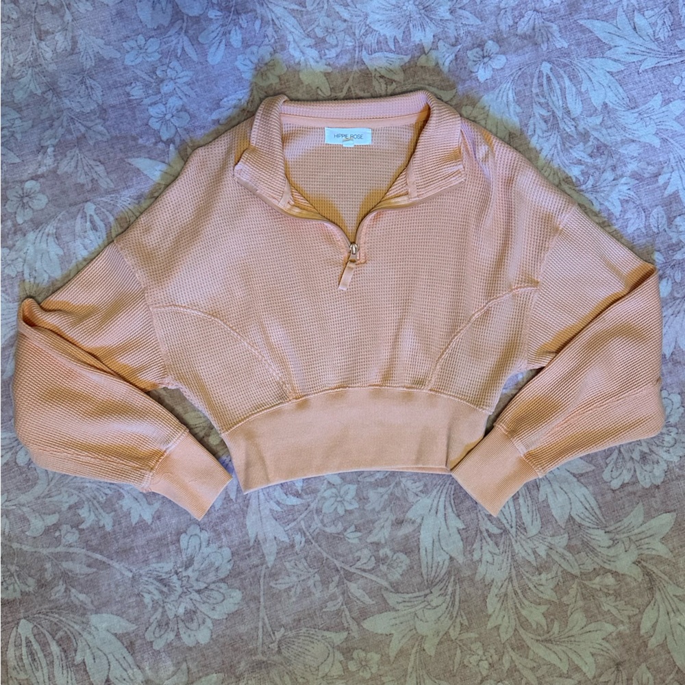 Hippie Rose Cropped Sweater